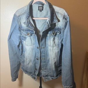 rebels Light Wash Blue Denim Jacket